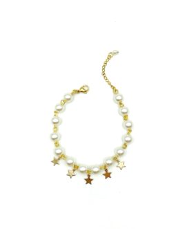 Bracciale perle con stelle