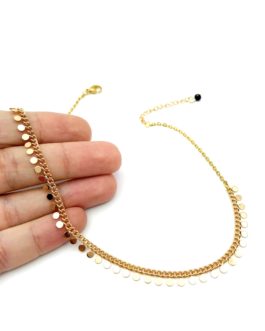 Choker con pendenti tondi