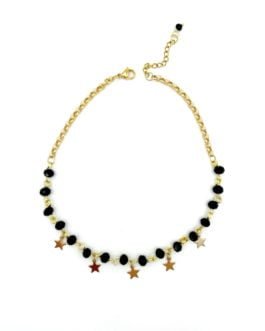 Choker Nero con stelle