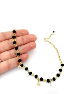 Choker Nero con stelle