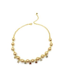 Choker dorato con stelle