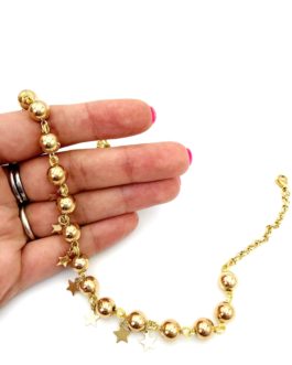 Choker dorato con stelle