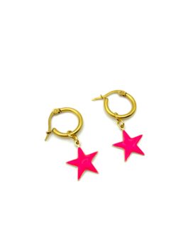 Cerchietti con stelle fucsia