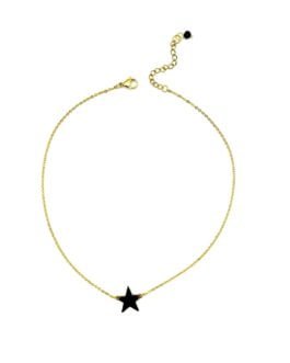 Collana con stella nera