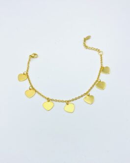 Bracciale con cuori