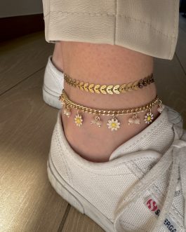 Cavigliera Bellis pink